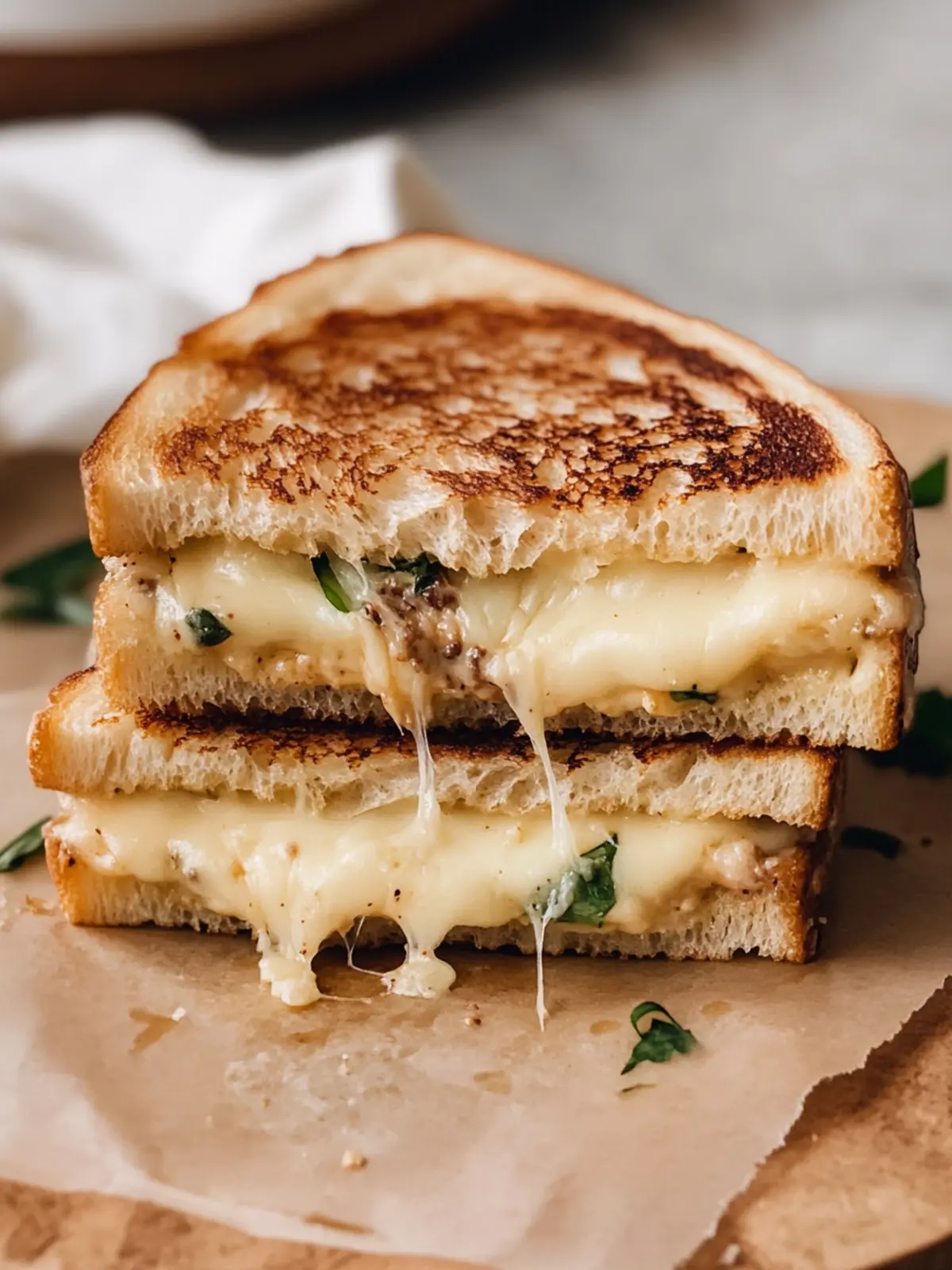 Indulge in Creamy Truffle Grilled Cheese Bliss Truffle Grilled Cheese