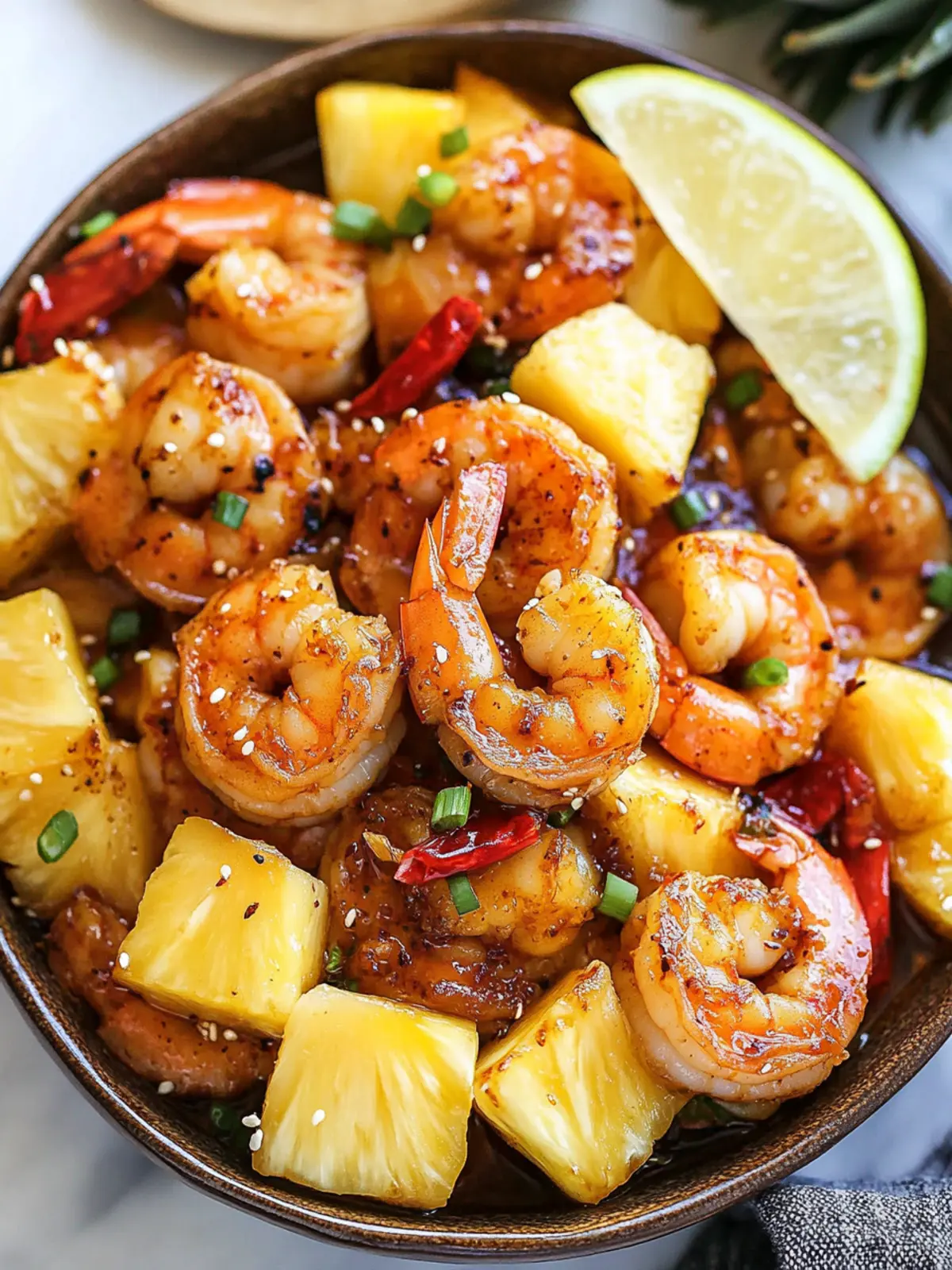 Sweet Chili Pineapple Shrimp