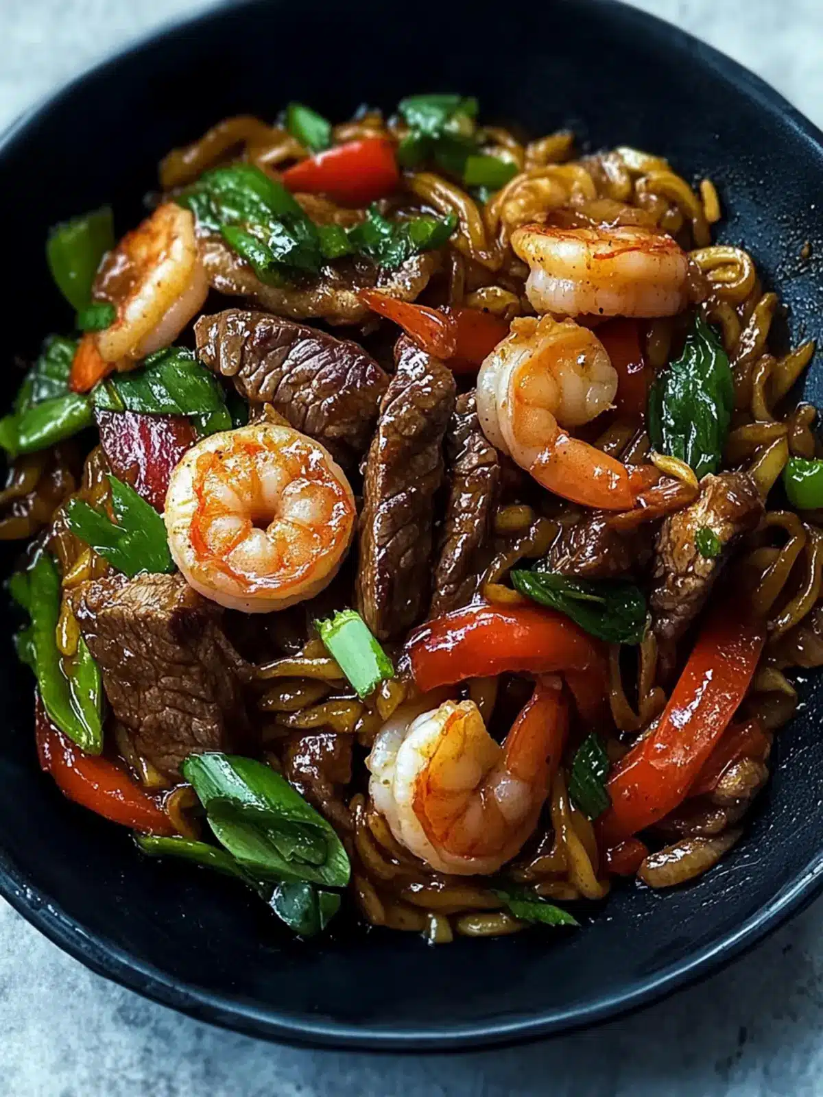 Speedy Steak Shrimp Stir-Fry Noodles Ready in 30 Minutes Speedy Steak Shrimp Stir-Fry