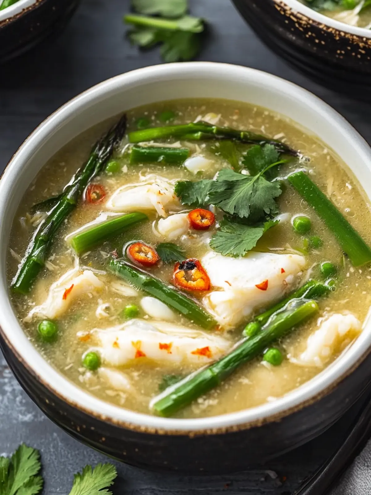 Vietnamese Crab and Asparagus Soup