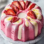 Strawberry Milkshake Pound Cake