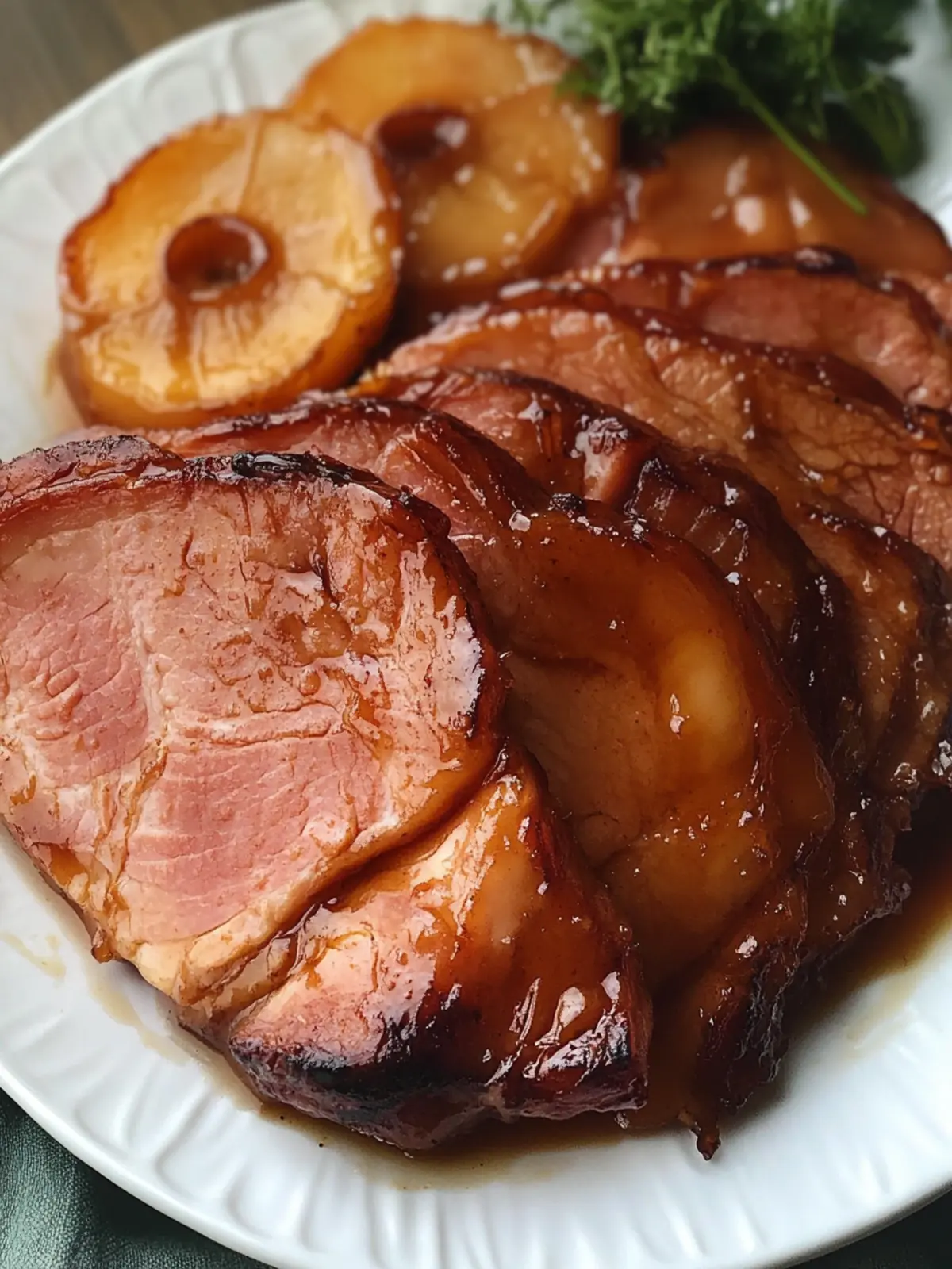 Sweet and Savory Brown Sugar Glaze Ham Steak Delight Brown Sugar Glaze Ham Steak