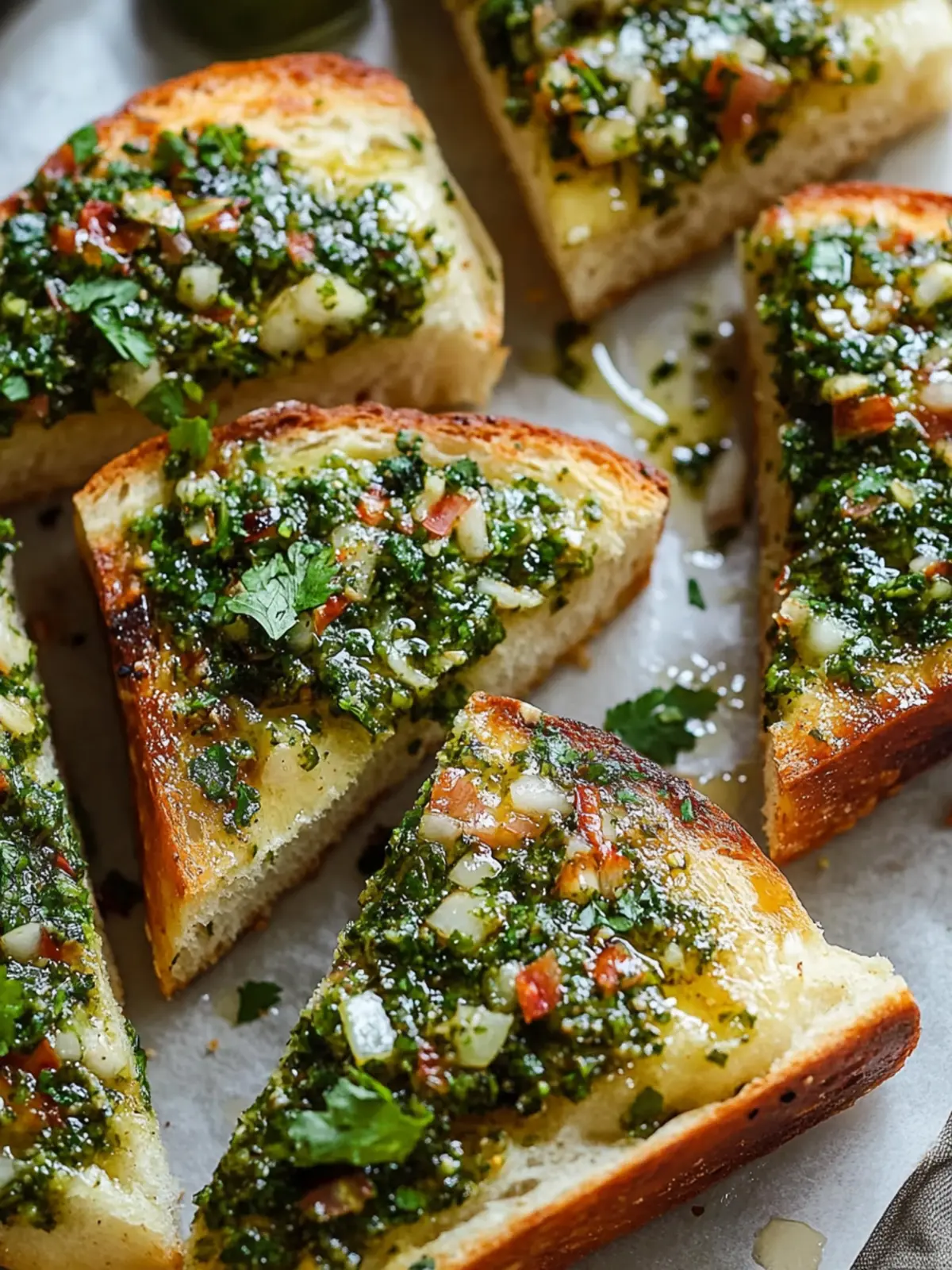 Chimichurri Garlic Bread