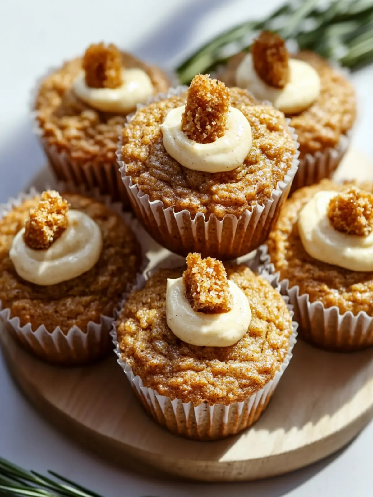 Healthy Carrot Cake Muffins