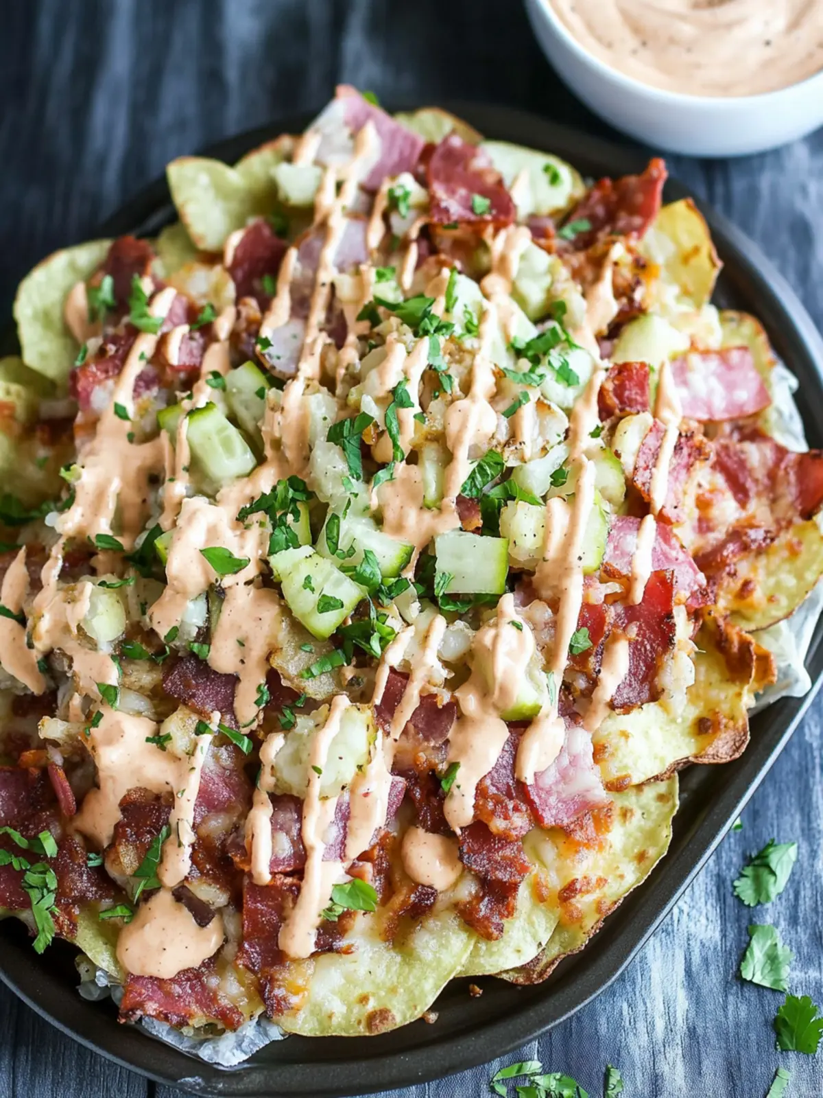 Reuben-Topped Irish Nachos