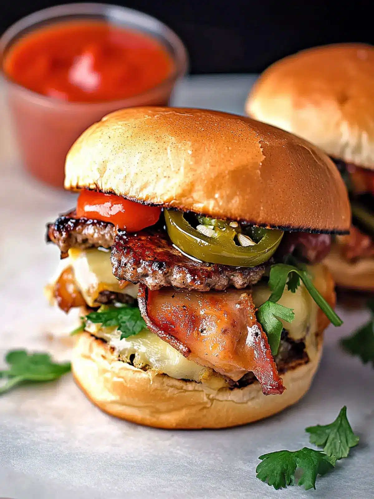 Jalapeno Poppers Burger