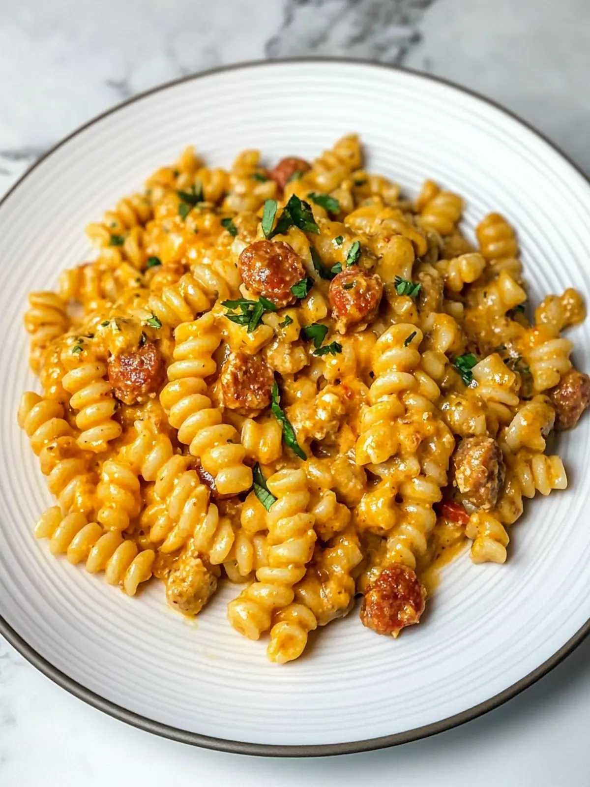 Creamy Chorizo Sausage Pasta