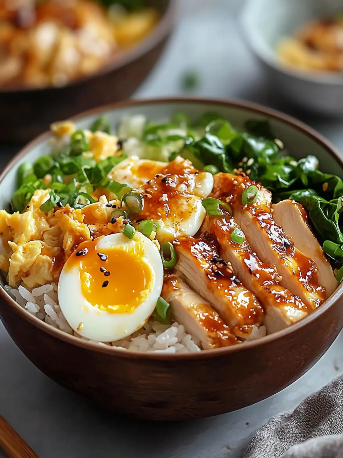 Chicken and Egg Rice Bowl
