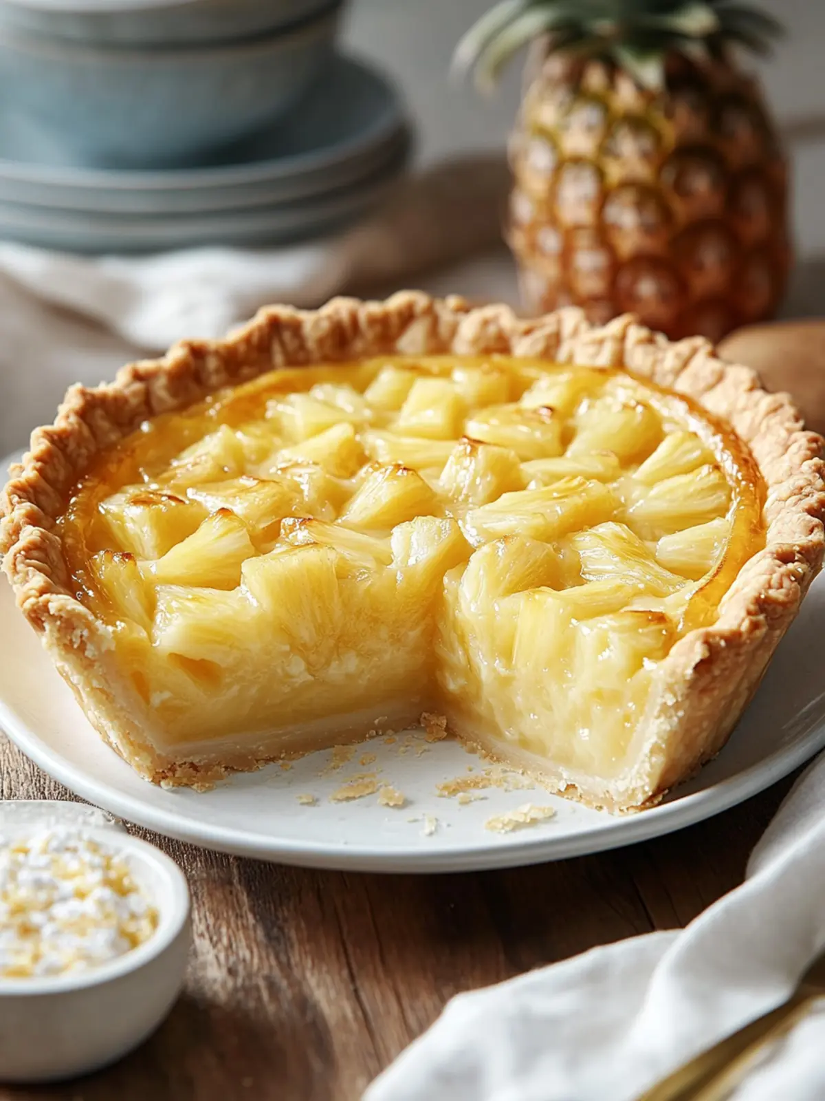 Easter Pineapple Pie