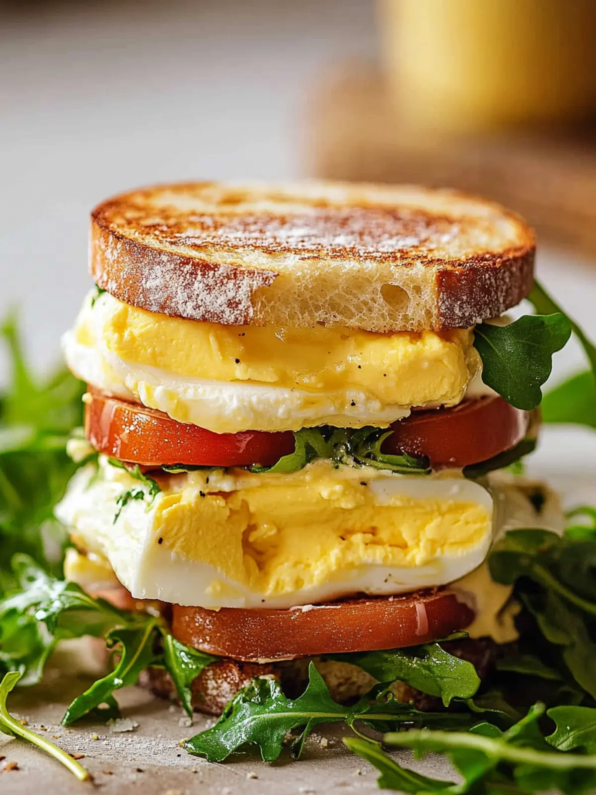 Fluffy Egg Sandwiches
