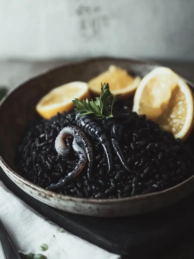 Black Cuttlefish Risotto