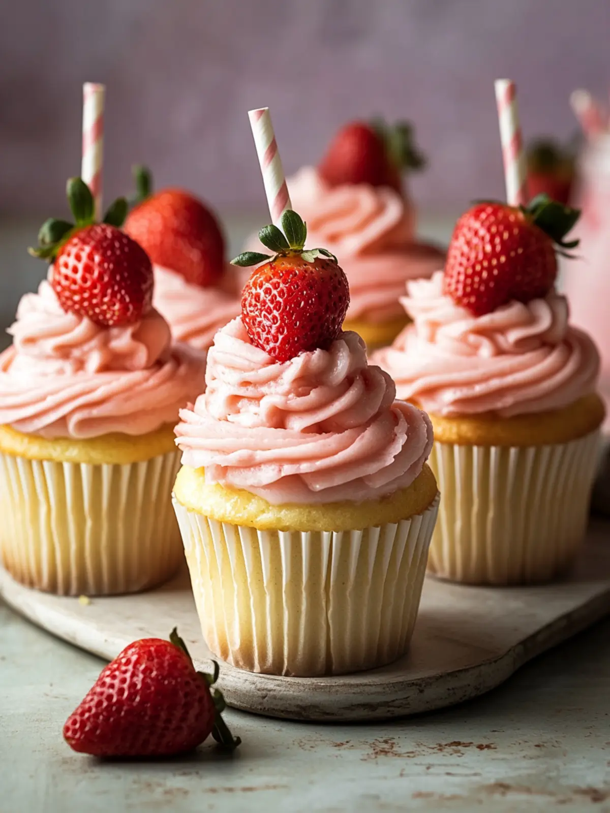 Irresistible Strawberry Milkshake Cupcakes for Summer Bliss Strawberry Milkshake Cupcakes