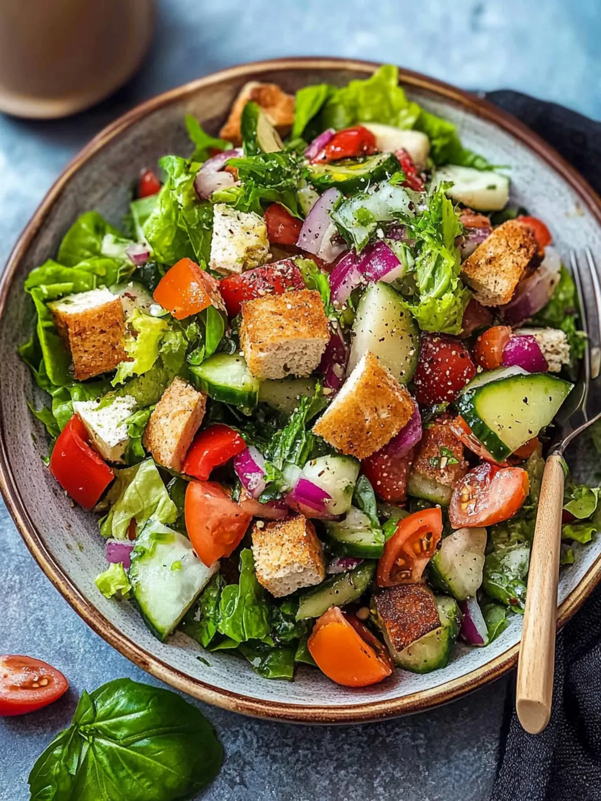 Authentic Lebanese Fattoush Salad