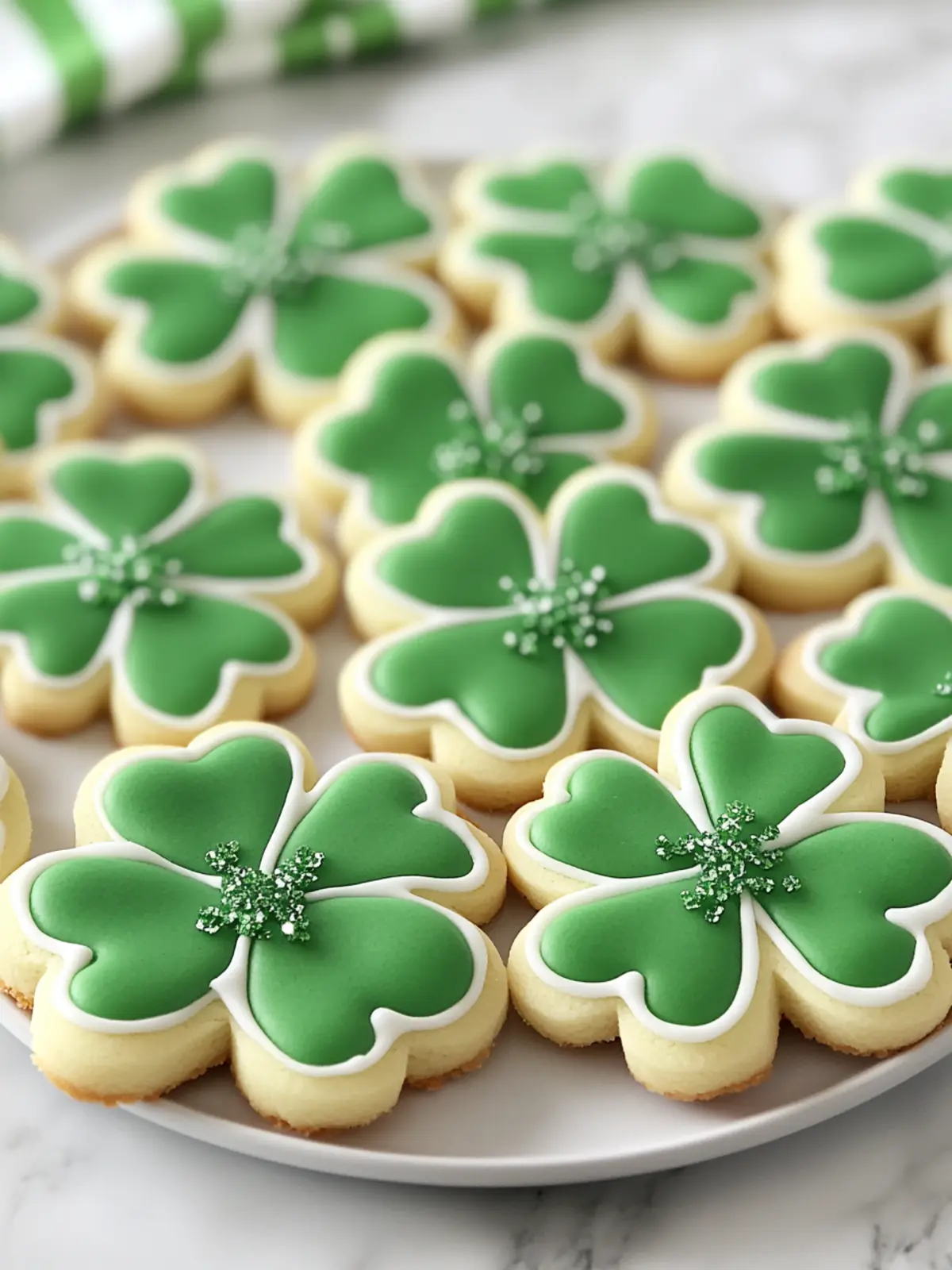 Delicious St. Patrick’s Day Shamrock Sugar Cookies Recipe St. Patrick’s Day Shamrock Sugar Cookies