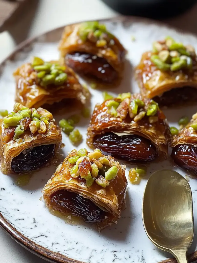 Baklava Stuffed Dates