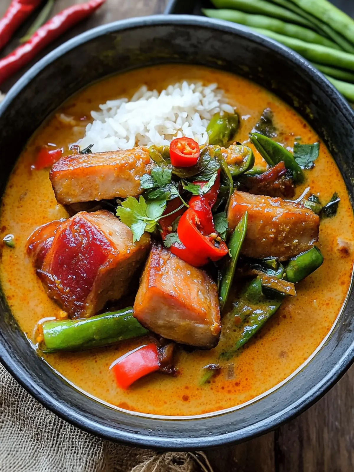 Thai Red Curry Pork Belly