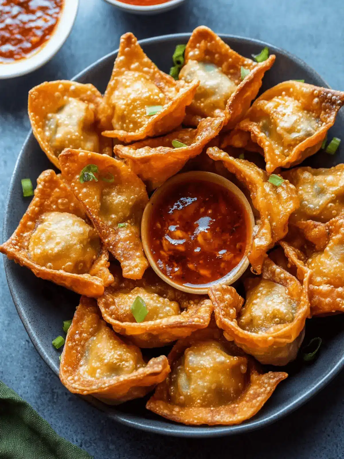 Crispy Curry Vegetable Wontons