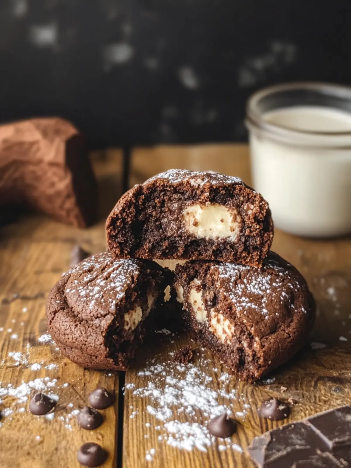 Chocolate Cheesecake Cookies