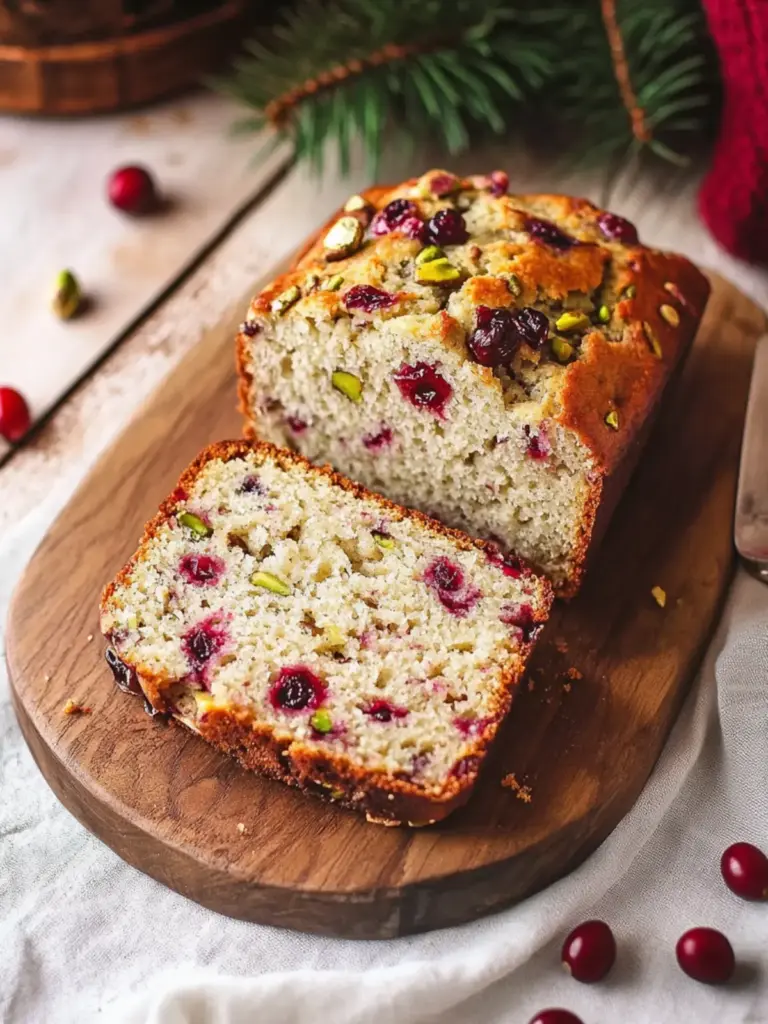 Cranberry Pistachio Bread