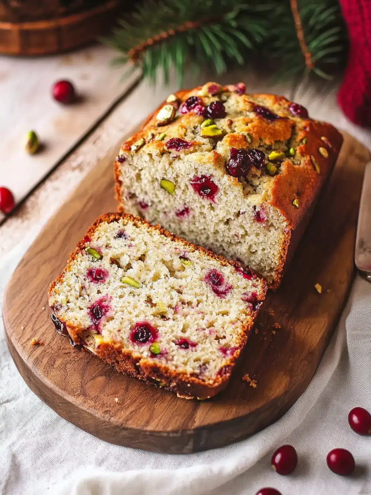 Cranberry Pistachio Bread