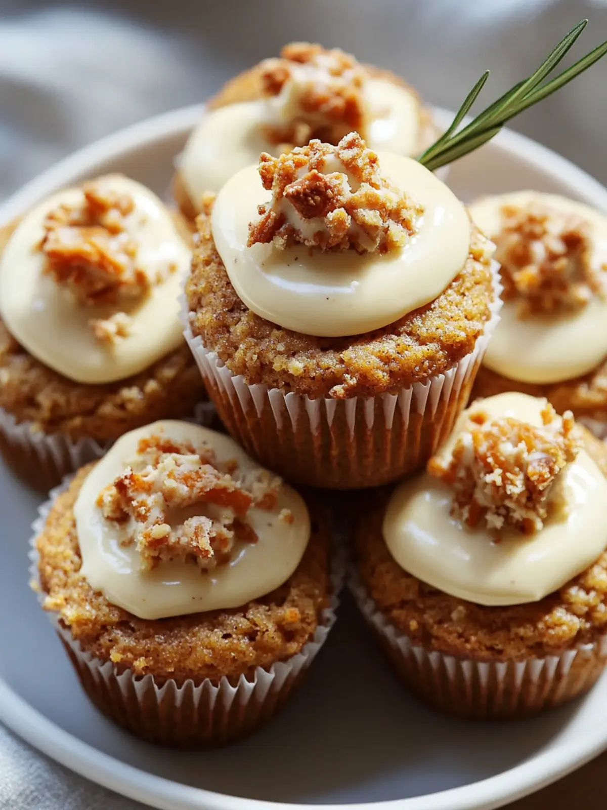 Healthy Carrot Cake Muffins