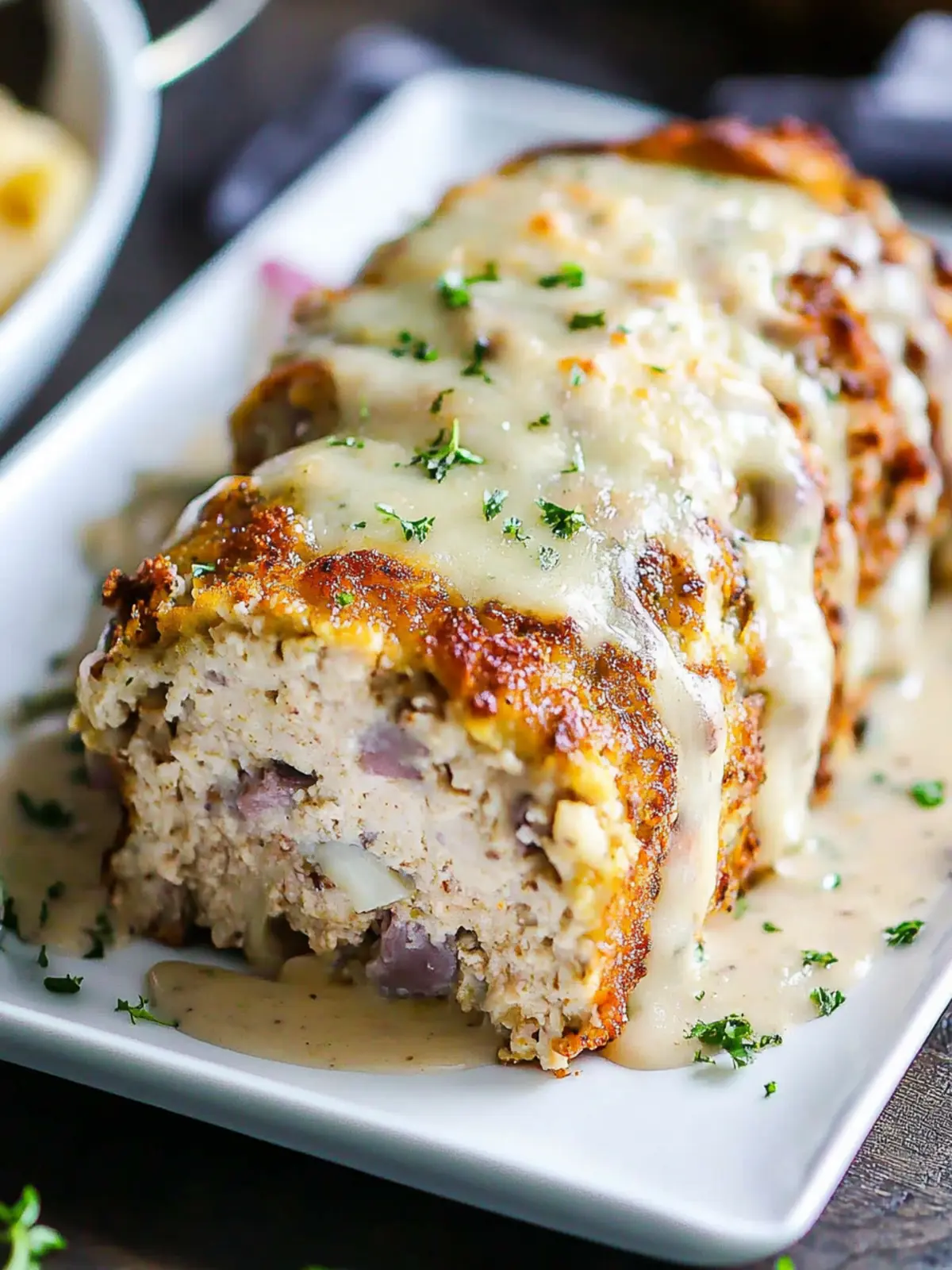 Chicken Cordon Bleu Meatloaf