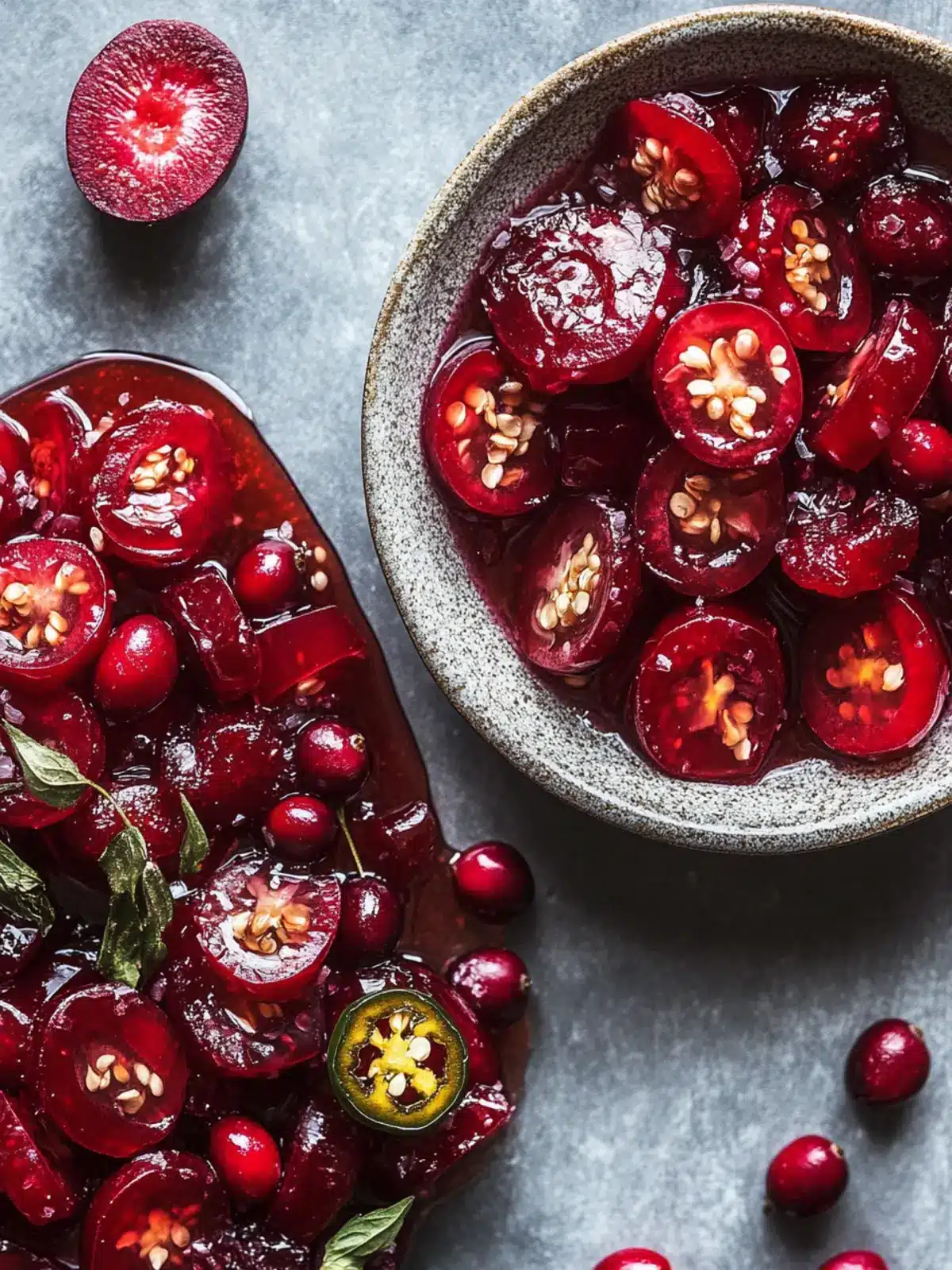 Sweet and Spicy Cranberry Jalapeno Cowboy Candy Delight Cranberry Jalapeno Cowboy Candy
