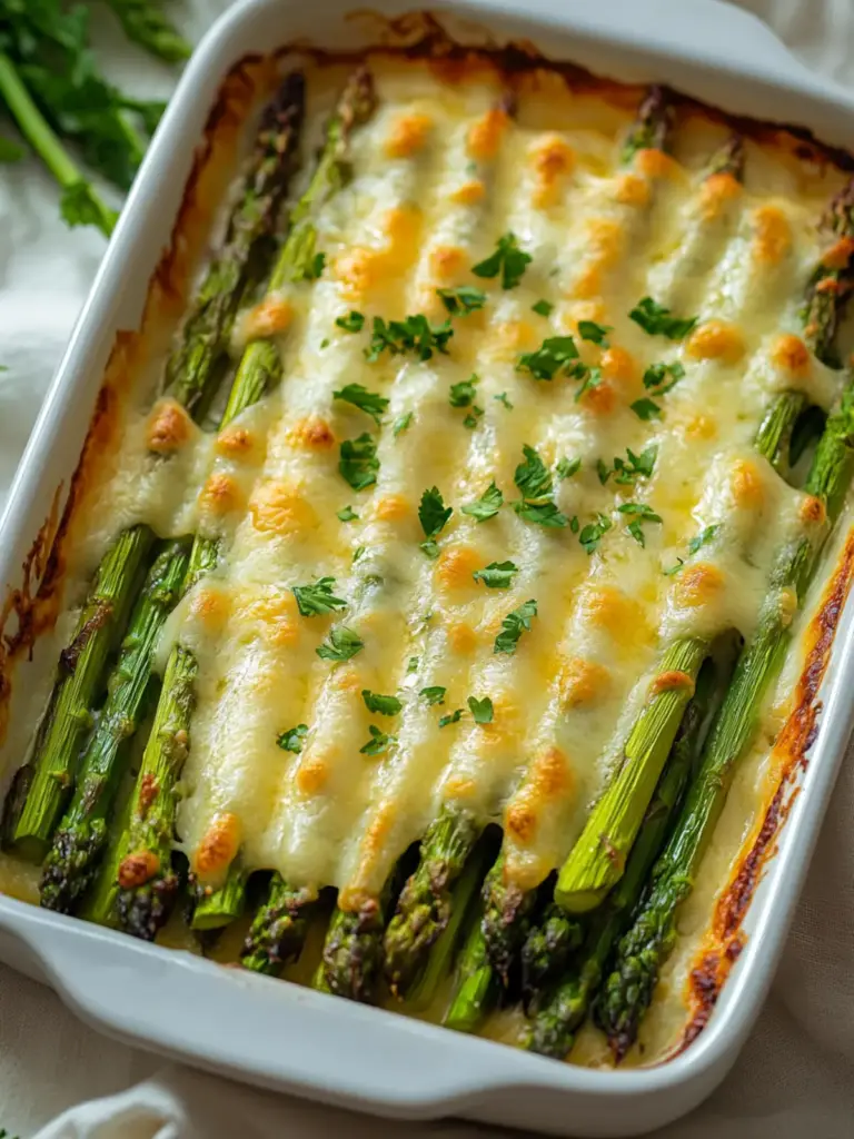 Cheesy Baked Asparagus