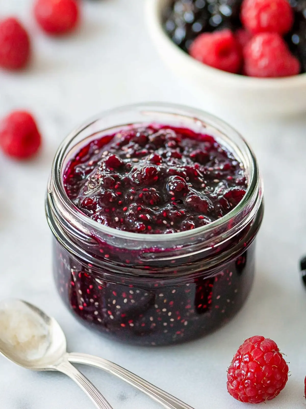 Berry Chia Seed Jam: Sweet Bliss in Just 12 Minutes Berry Chia Seed Jam