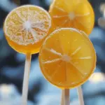 Honey Lemon Lollipops