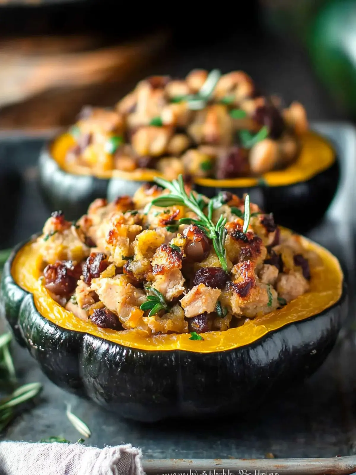 Delicious Turkey Stuffed Acorn Squash for Cozy Meals Turkey Stuffed Acorn Squash