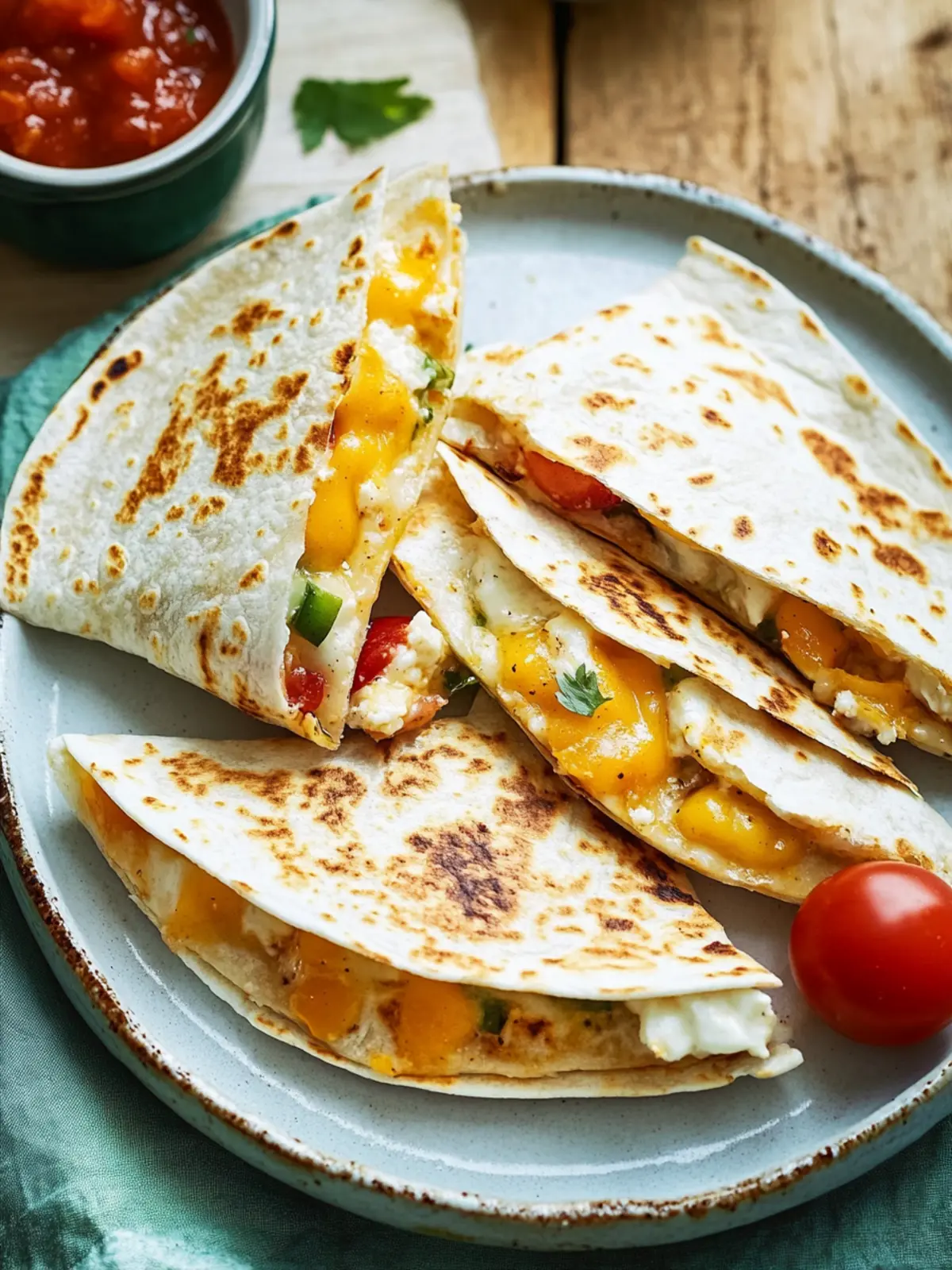 Savory Mini Breakfast Quesadillas for a Quick Morning Boost Mini Breakfast Quesadillas