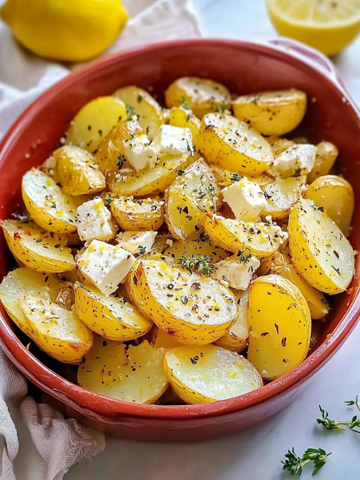 Classic Greek Lemon Potatoes