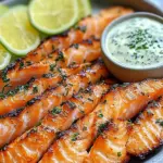 Crispy Salmon Strips with Herb Tartar Dip