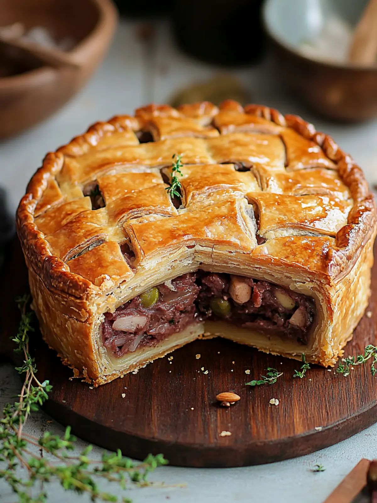 Irresistible French Terrine Pie That's Totally Vegan Delight French Terrine Pie