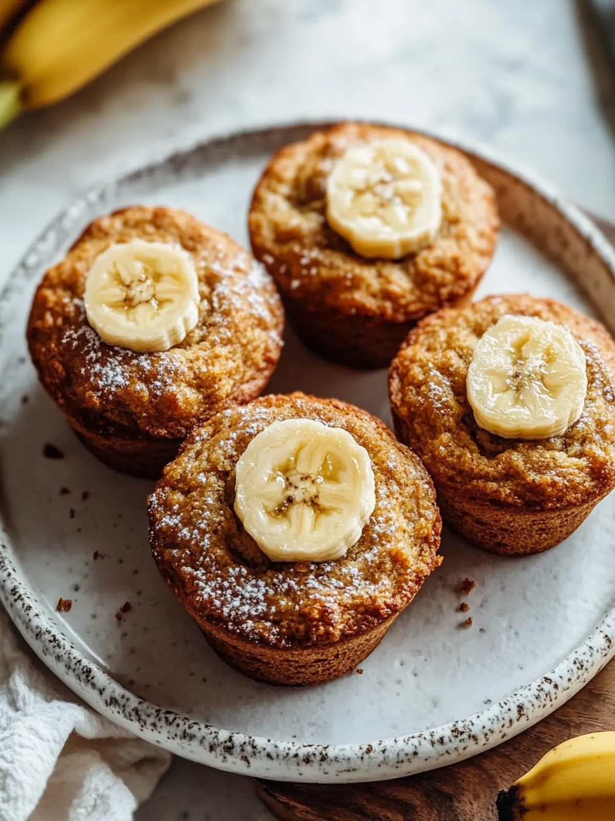 Banana Bread Muffin Tops