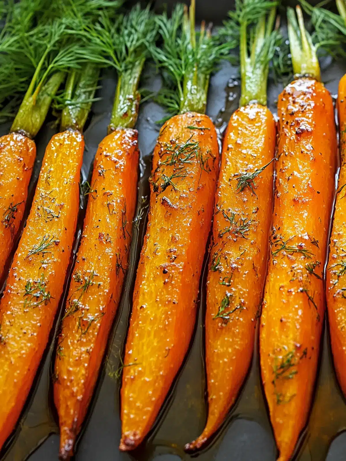 Delicious Honey Glazed Roasted Carrots with Dill Recipe Honey Glazed Roasted Carrots with Dill