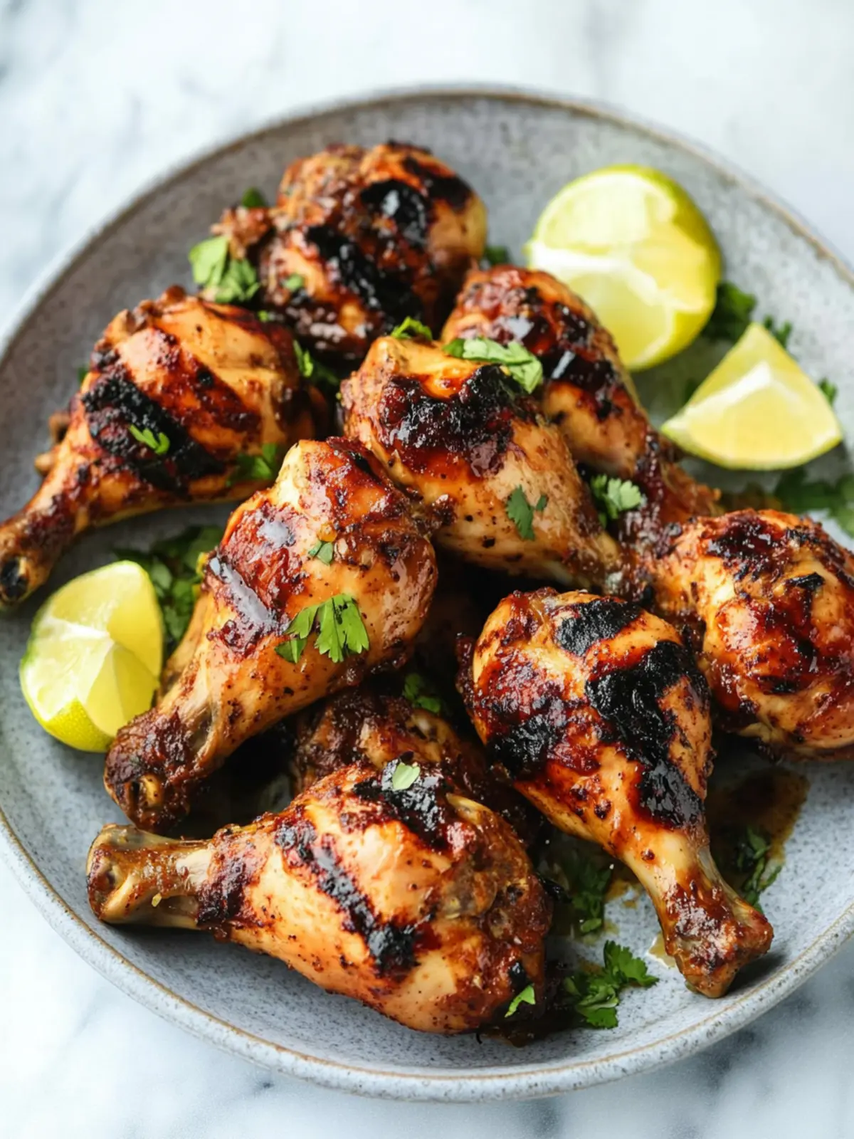 Grilled Jerk Chicken Drumsticks