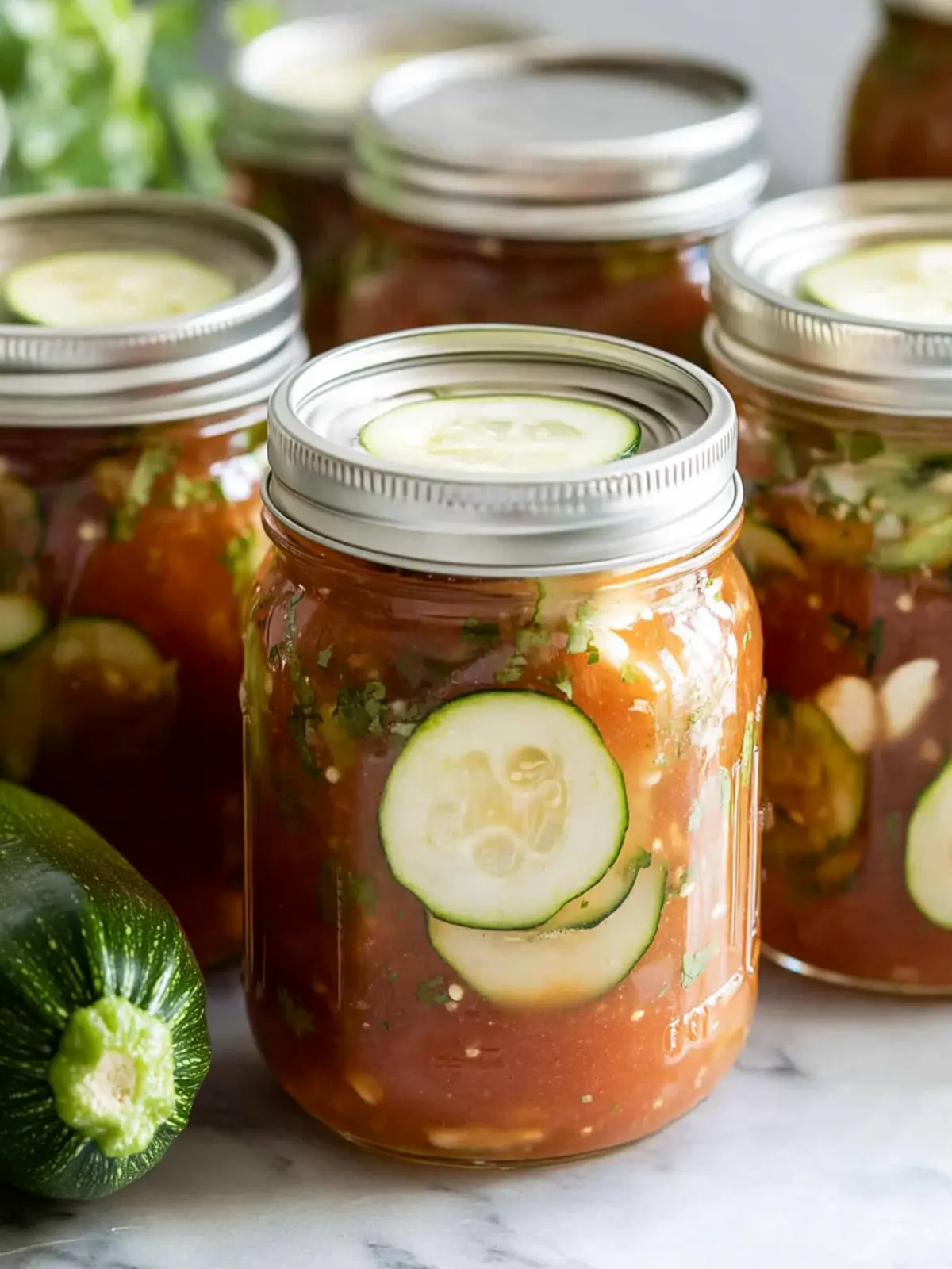 Zucchini Salsa Canning