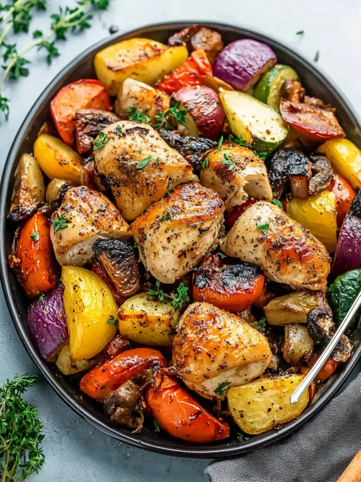Roasted Chicken and Vegetables