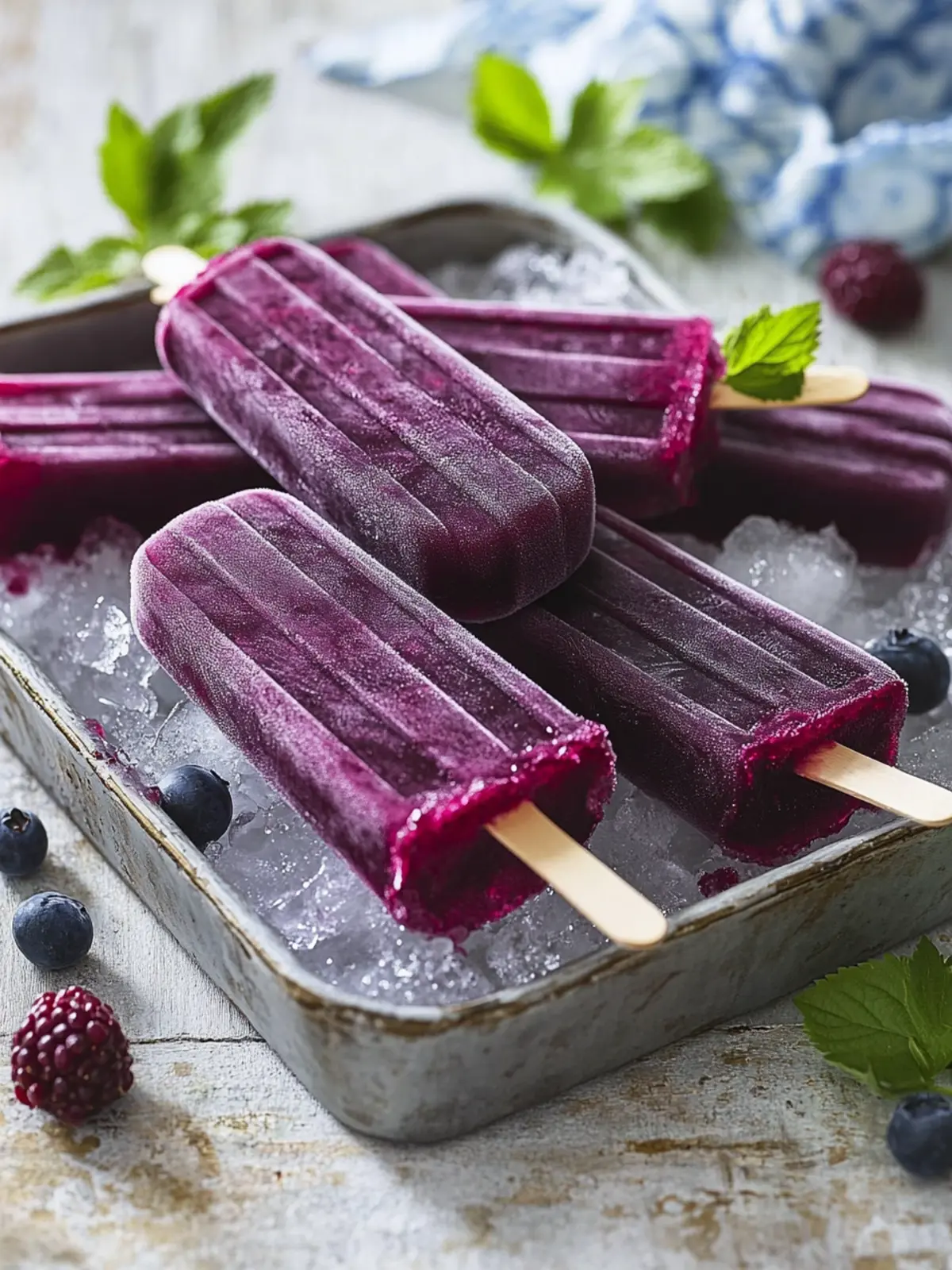 Elderberry Popsicles