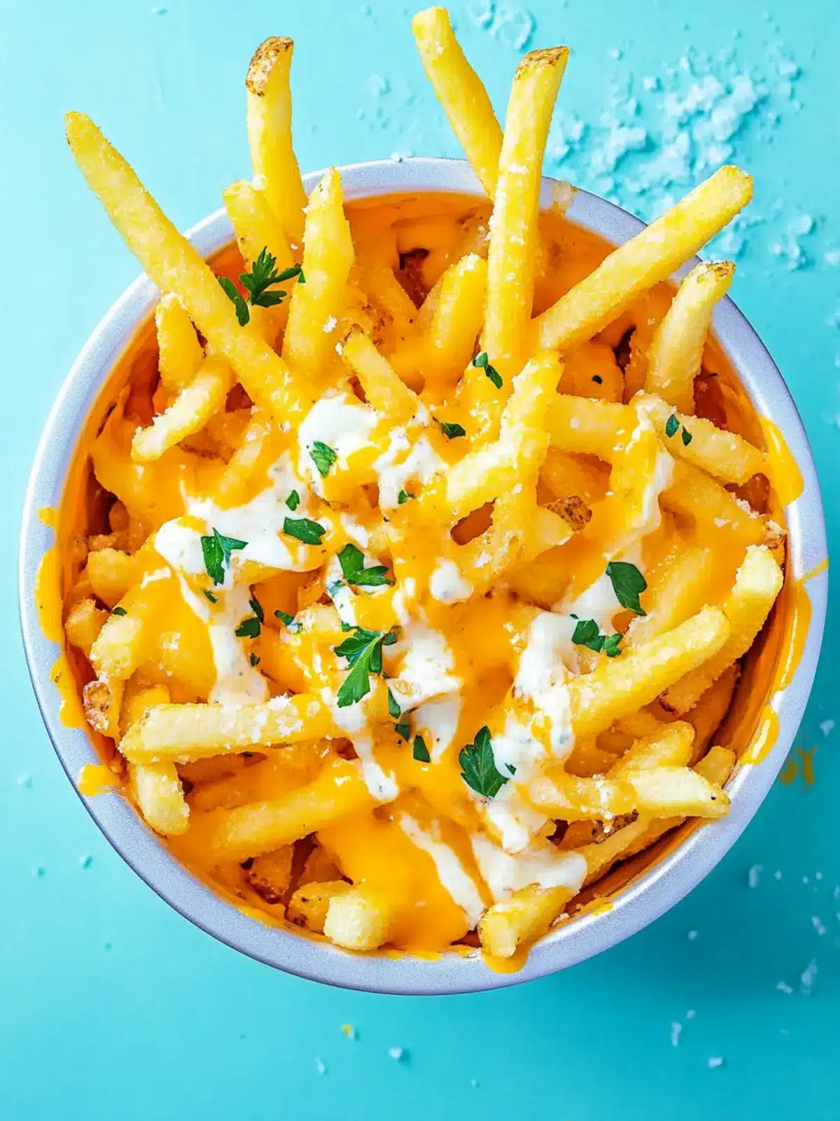 Irresistible Disco Fries with Creamy Vegan Gravy Delight Disco Fries