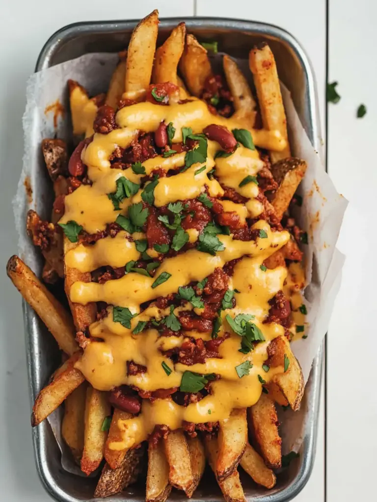 Vegan Chili Cheese Fries