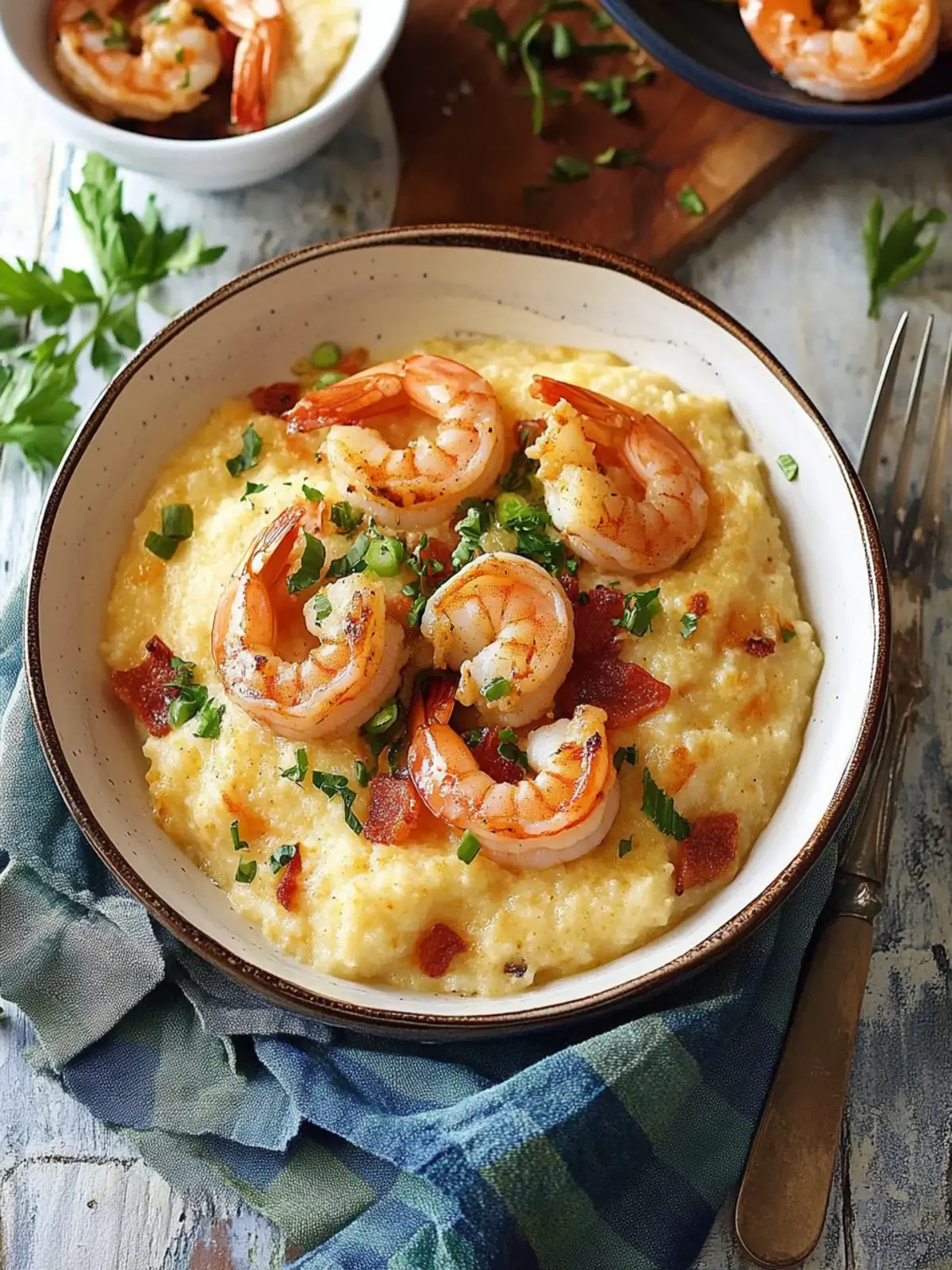 Savory Cheesy Shrimp and Grits for a Comfort Food Win Cheesy Shrimp and Grits