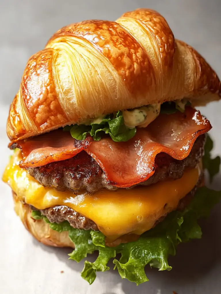 Croissant Smash Burger