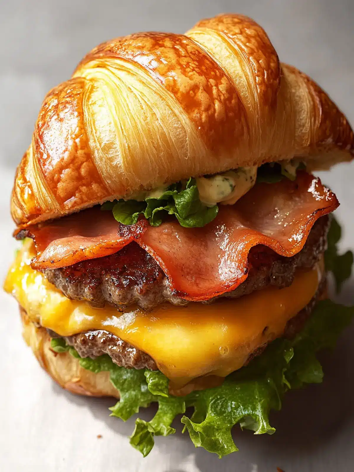 Croissant Smash Burger