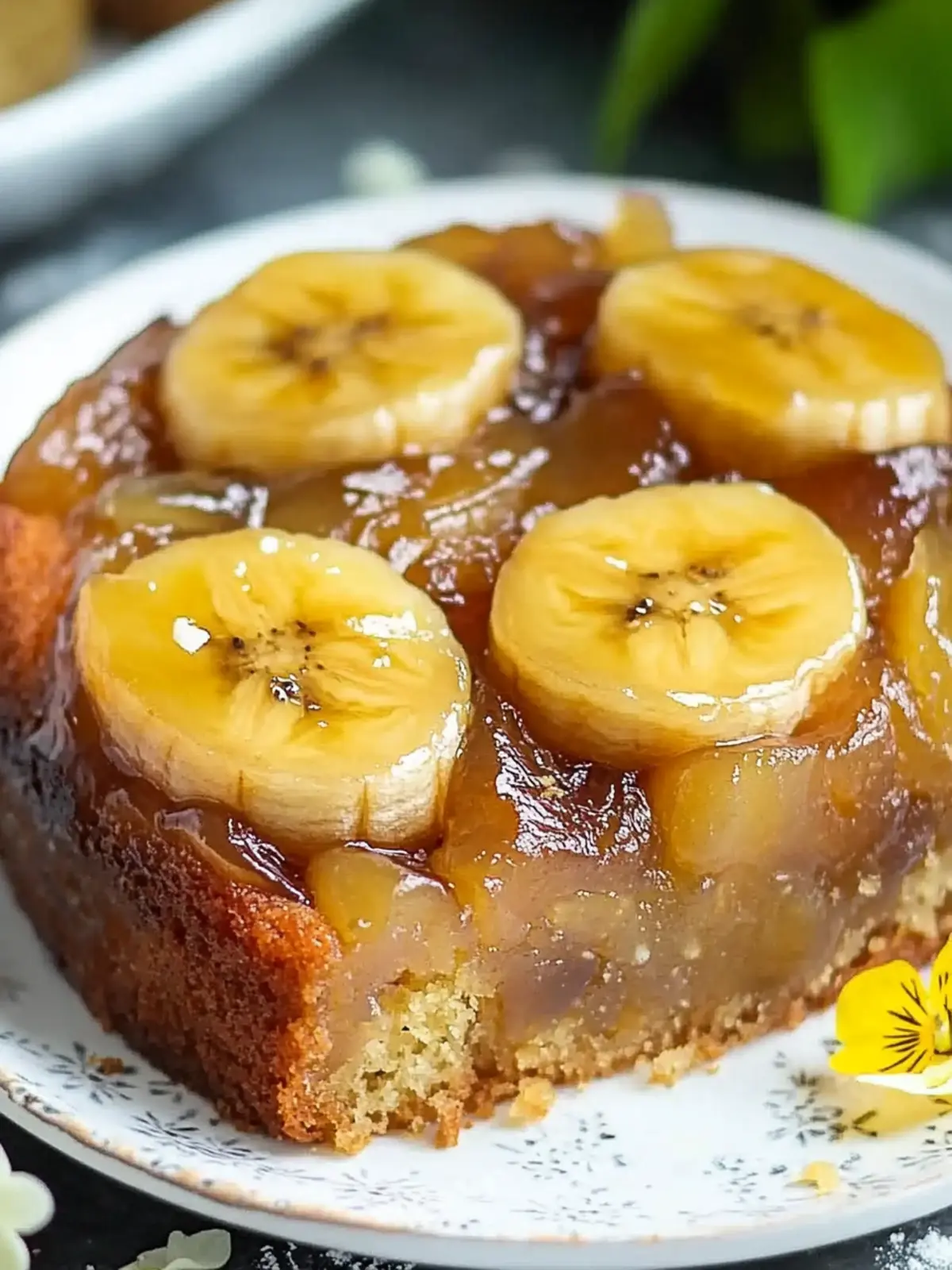 Banana Upside Down Cake