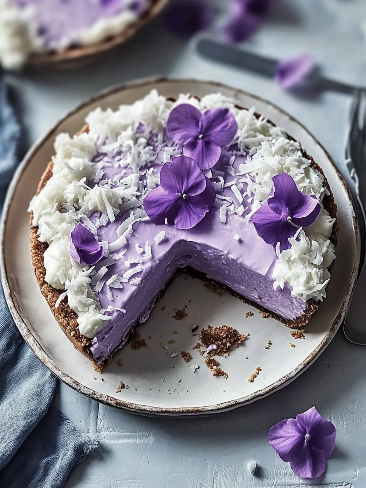 Ube & Coconut Cream Pie