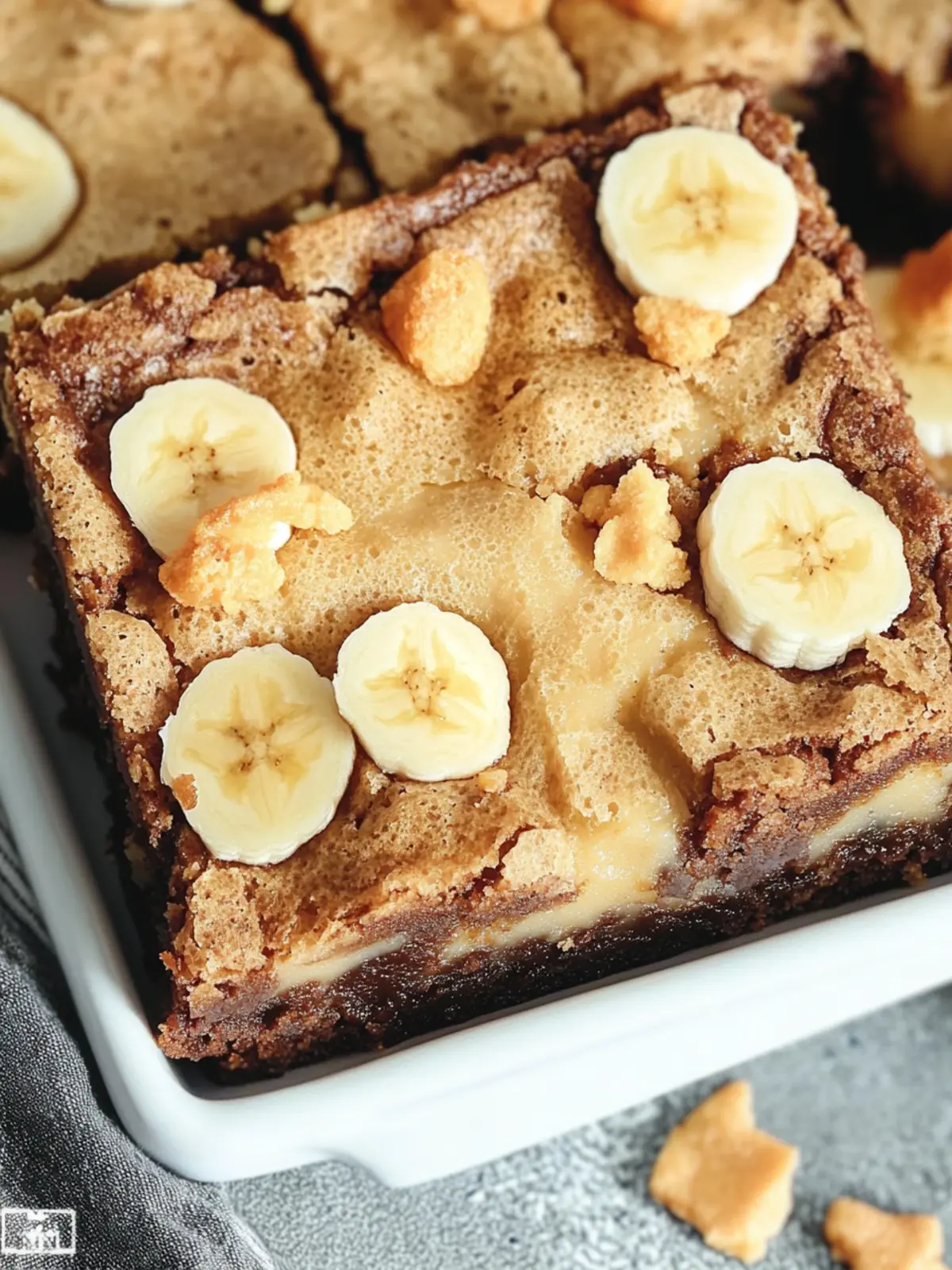 Banana Pudding Brownies