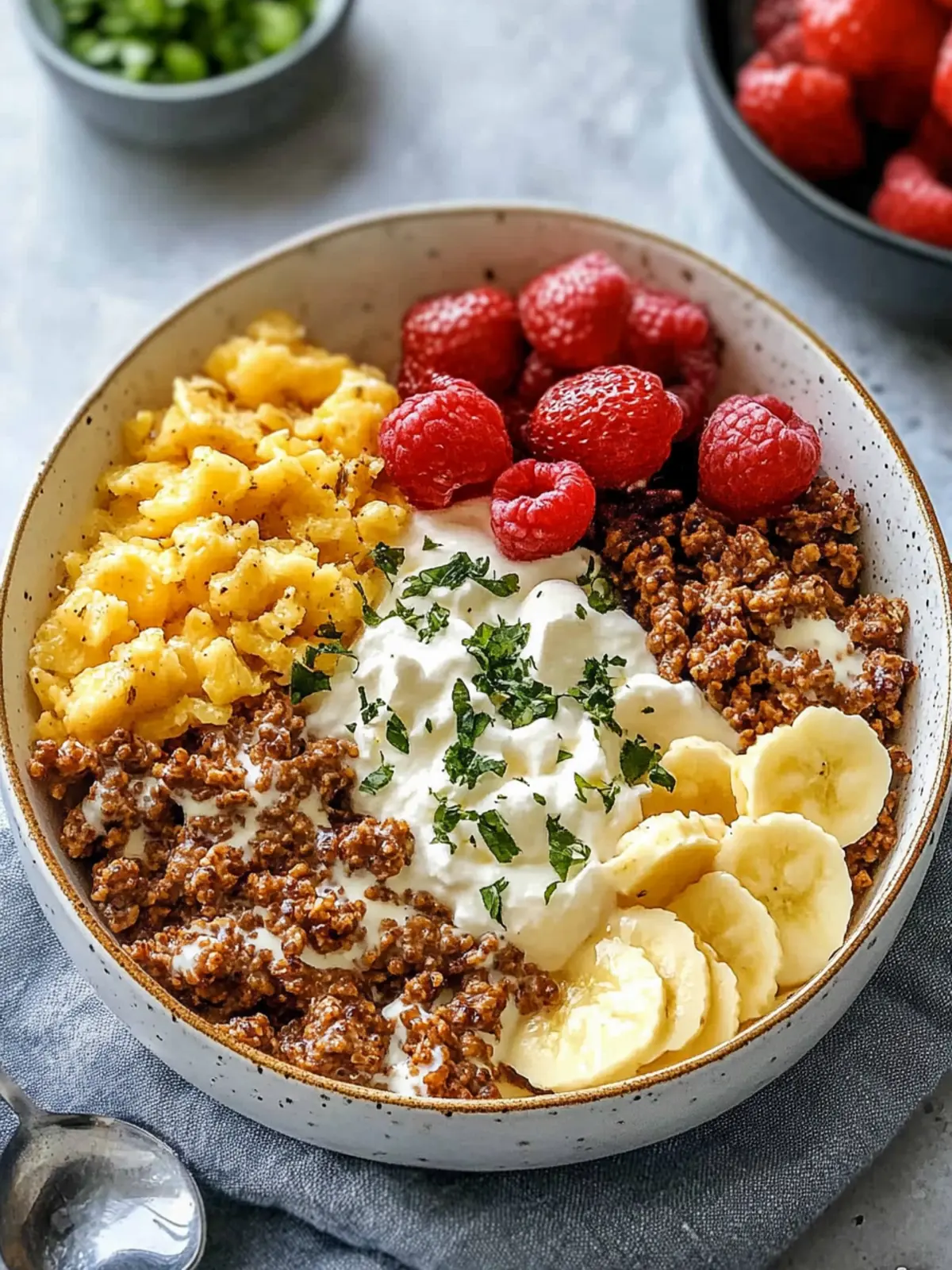 Delicious High Protein Breakfast Bowl for Energized Mornings High Protein Breakfast Bowl